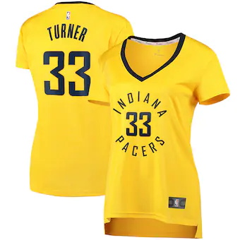 womens fanatics branded myles turner gold indiana pacers fa-273